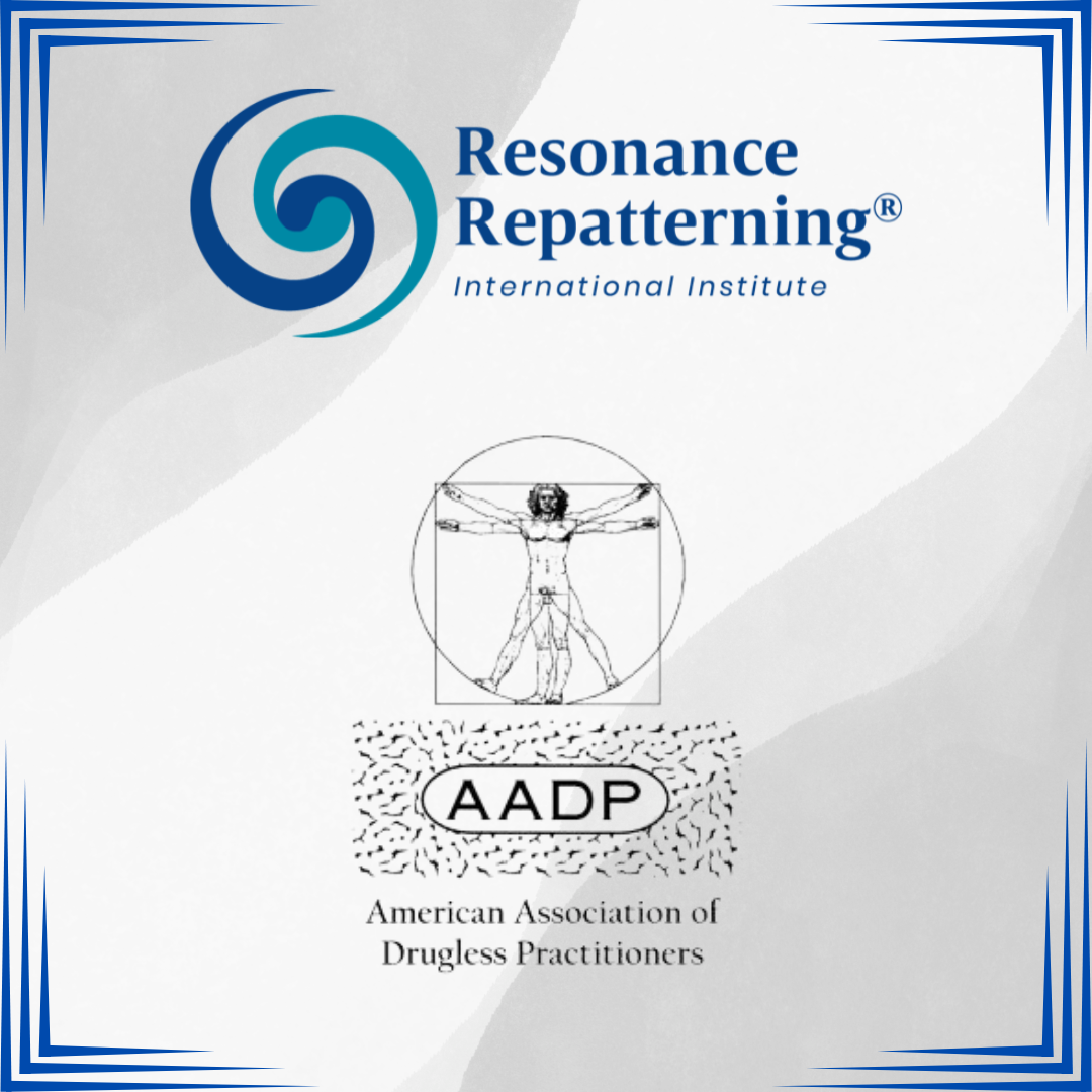 Resonance Repatterning International Institute logo with the AADP logo