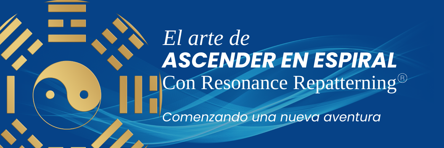 El símbolo del Yin y el Yang. El arte de subir en espiral con Resonance Repatterning. Empezar una nueva aventura.